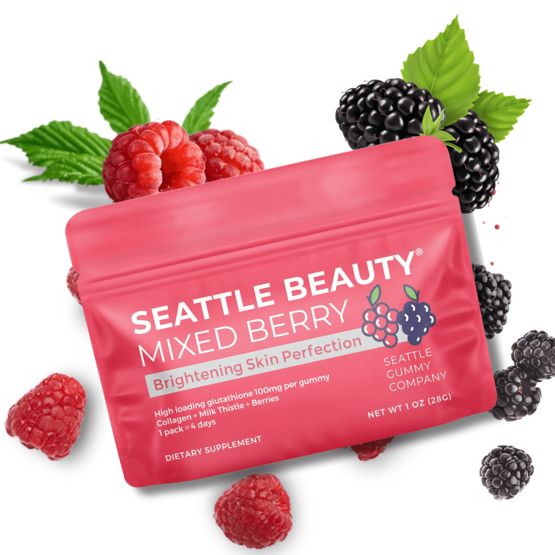 Seattle Gummy Beauty Spotless Skin Perfection Mixed Berry (1 Pack=4 Days)