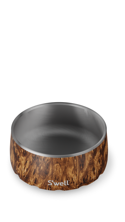 Teakwood Dog/Cat Bowl-32oz