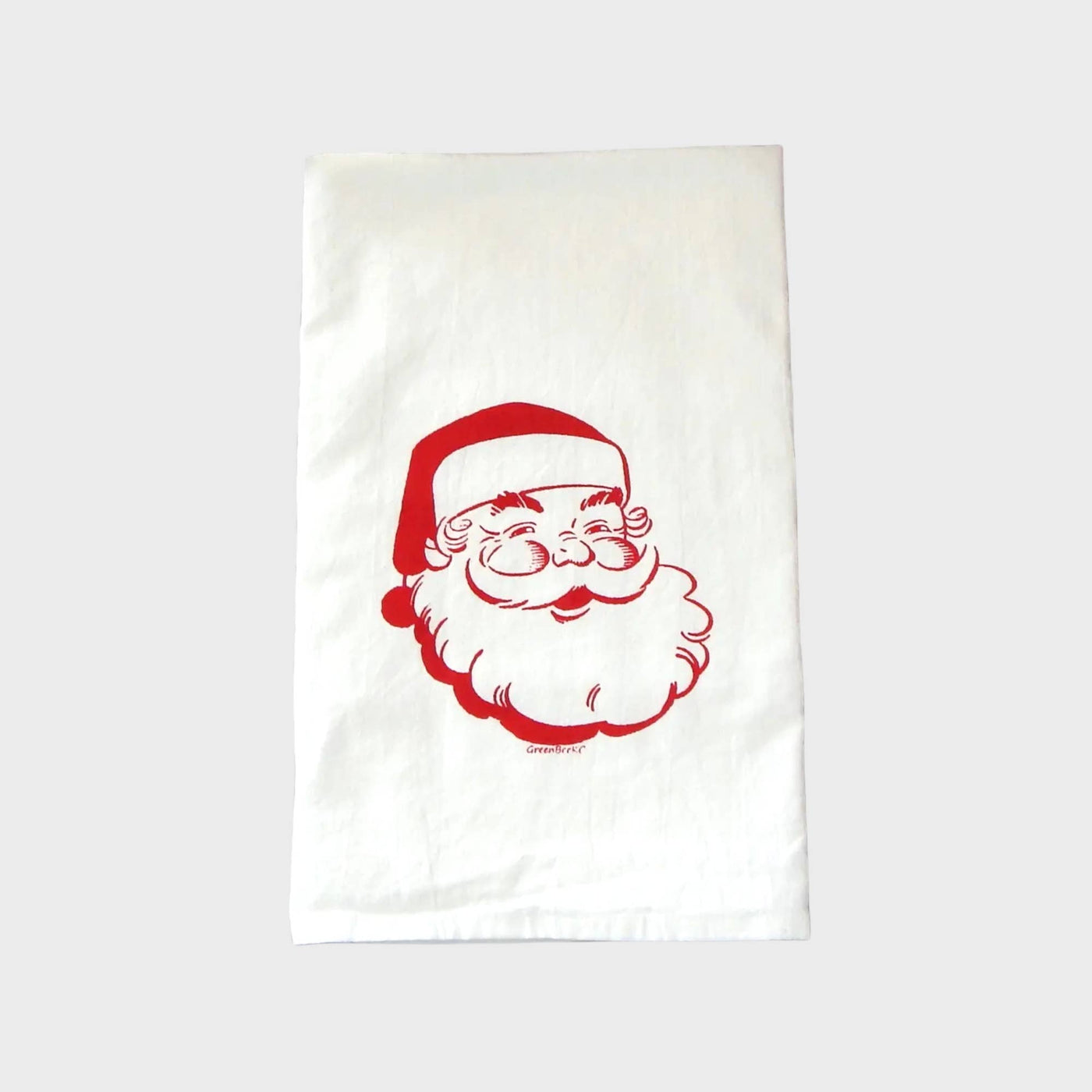 Jolly Santa Dish Towel | Tea Towels | Festive Dish Towels