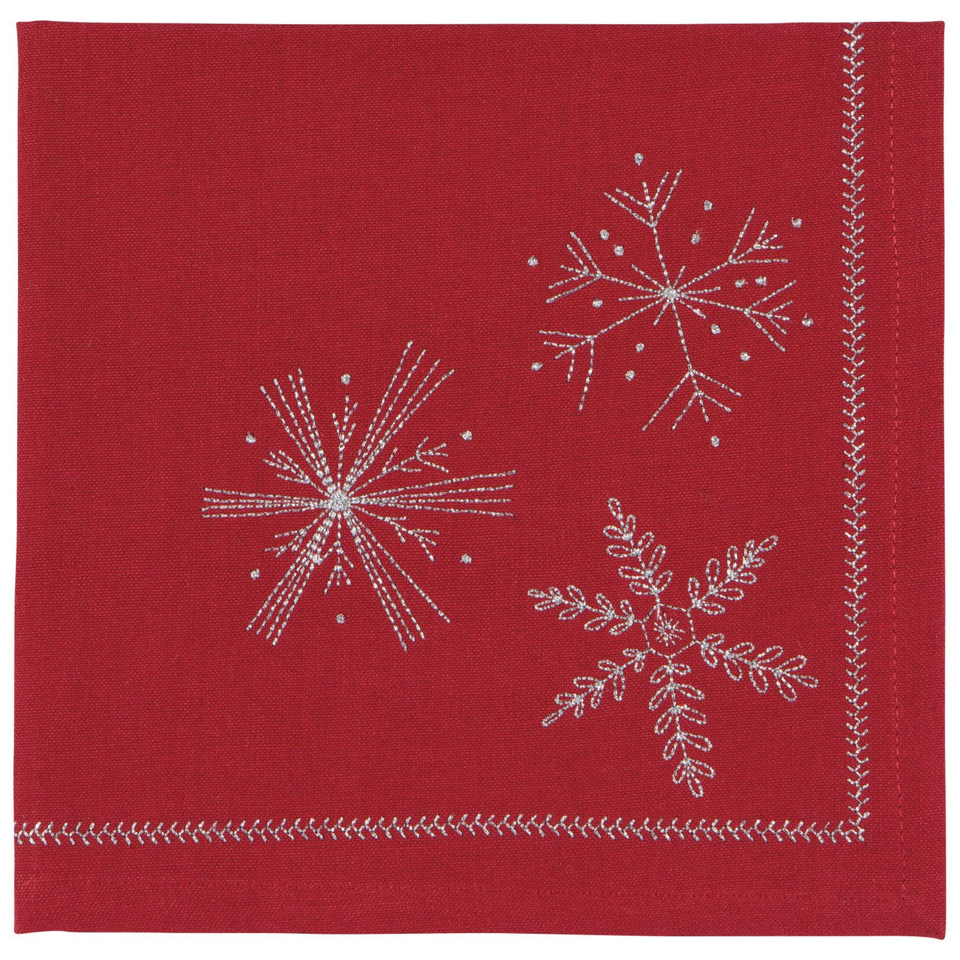 Snowflakes Christmas Napkins Set of 4