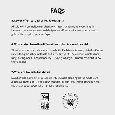 Wonderful Time Dish Towel | Tea Towel | Christmas Dish Towel