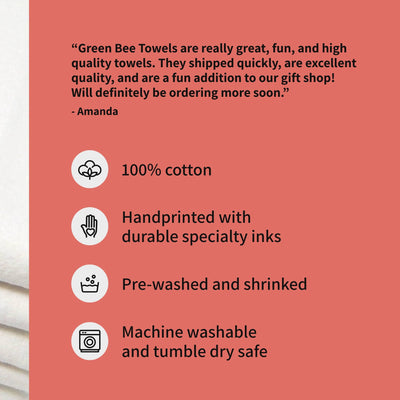 Wonderful Time Dish Towel | Tea Towel | Christmas Dish Towel