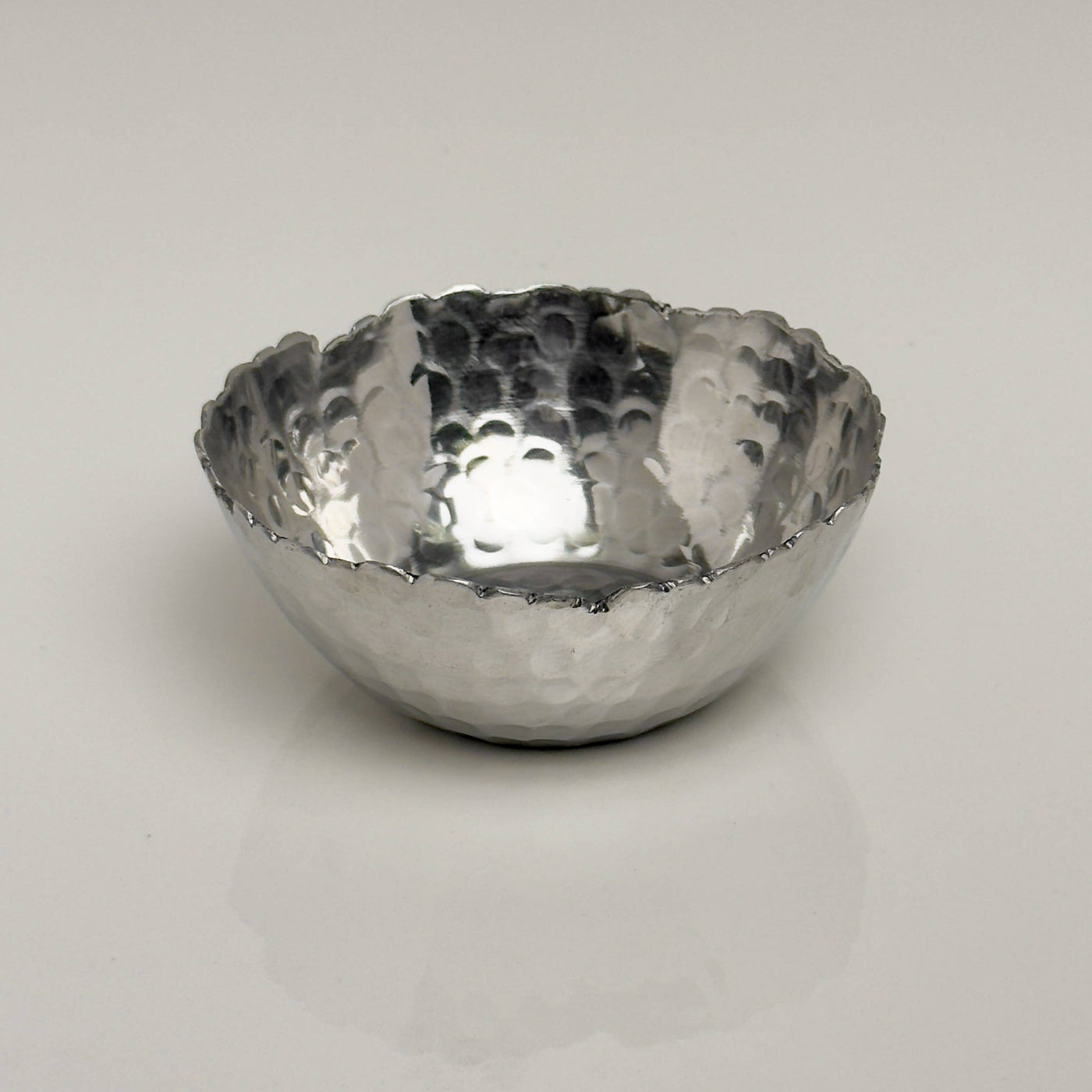 Aluminum Bowl with Torn Edges