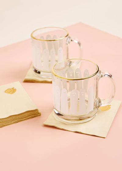 Pumpkin Copper Beverage Napkin - Set of 20