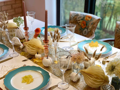 Gold Glitter Table Runner | 6ft | Christmas Decor |