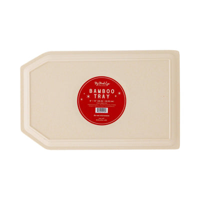 To Santa Tag Bamboo Tray