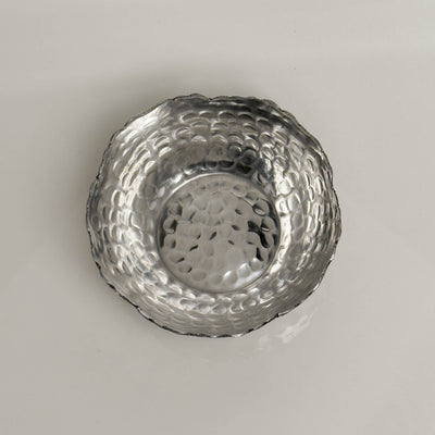 Aluminum Bowl with Torn Edges