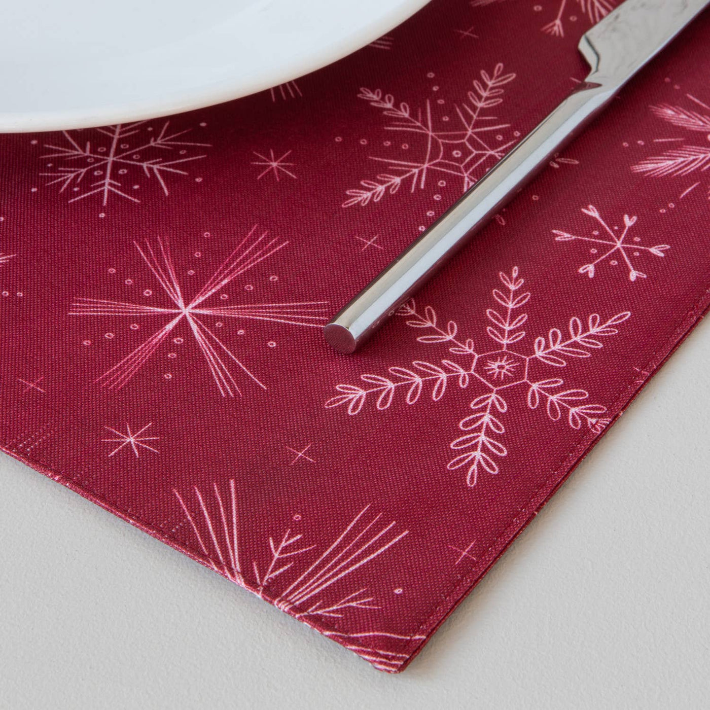 Snowflakes Christmas Placemat