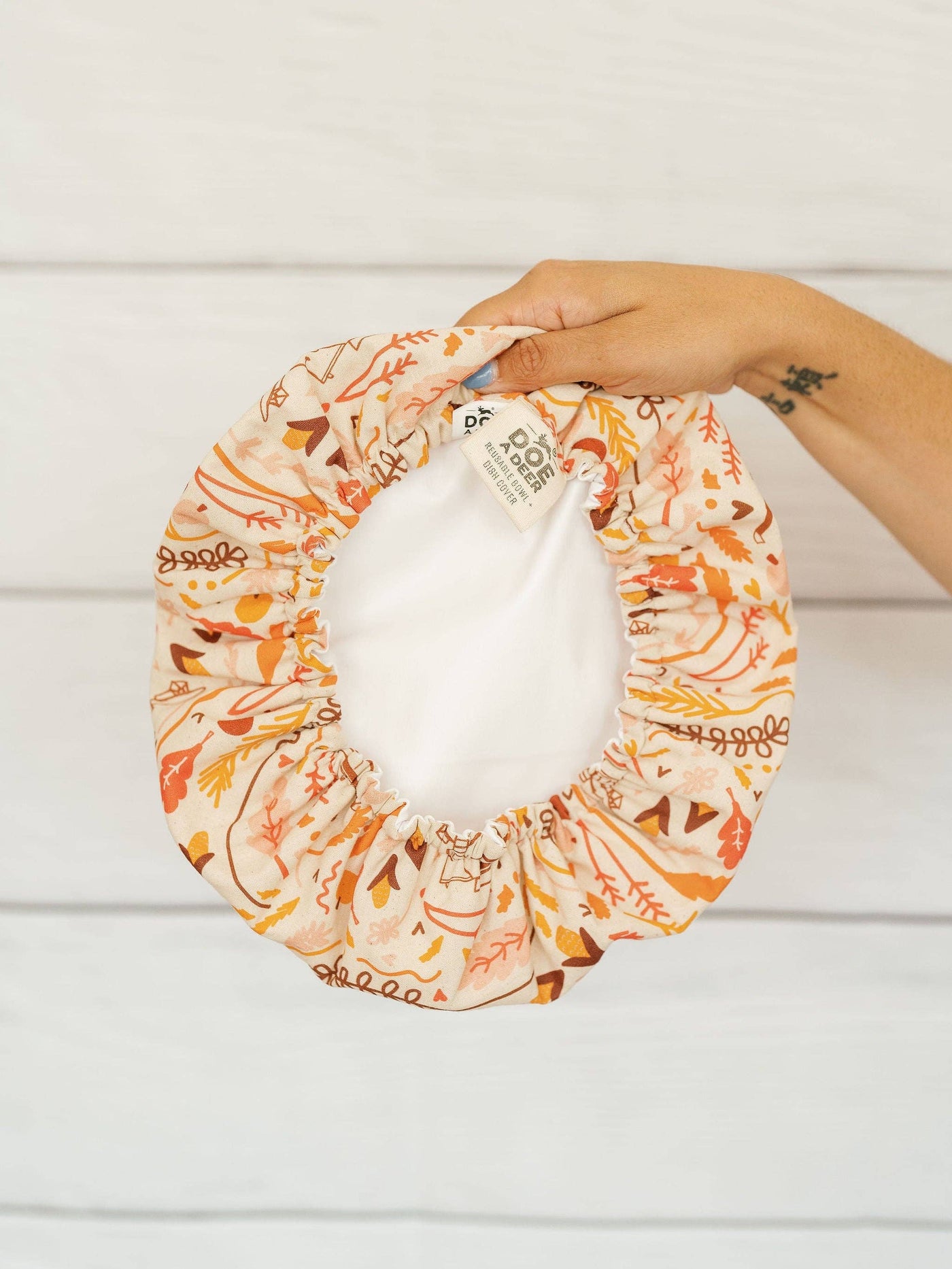 10.5" Harvest Reusable Bowl Cover | Fall