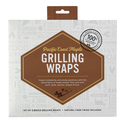 8 - Pack of 7.25" x 8" Grilling Wraps for Salmon & Veggies! - Periwinkle Rose