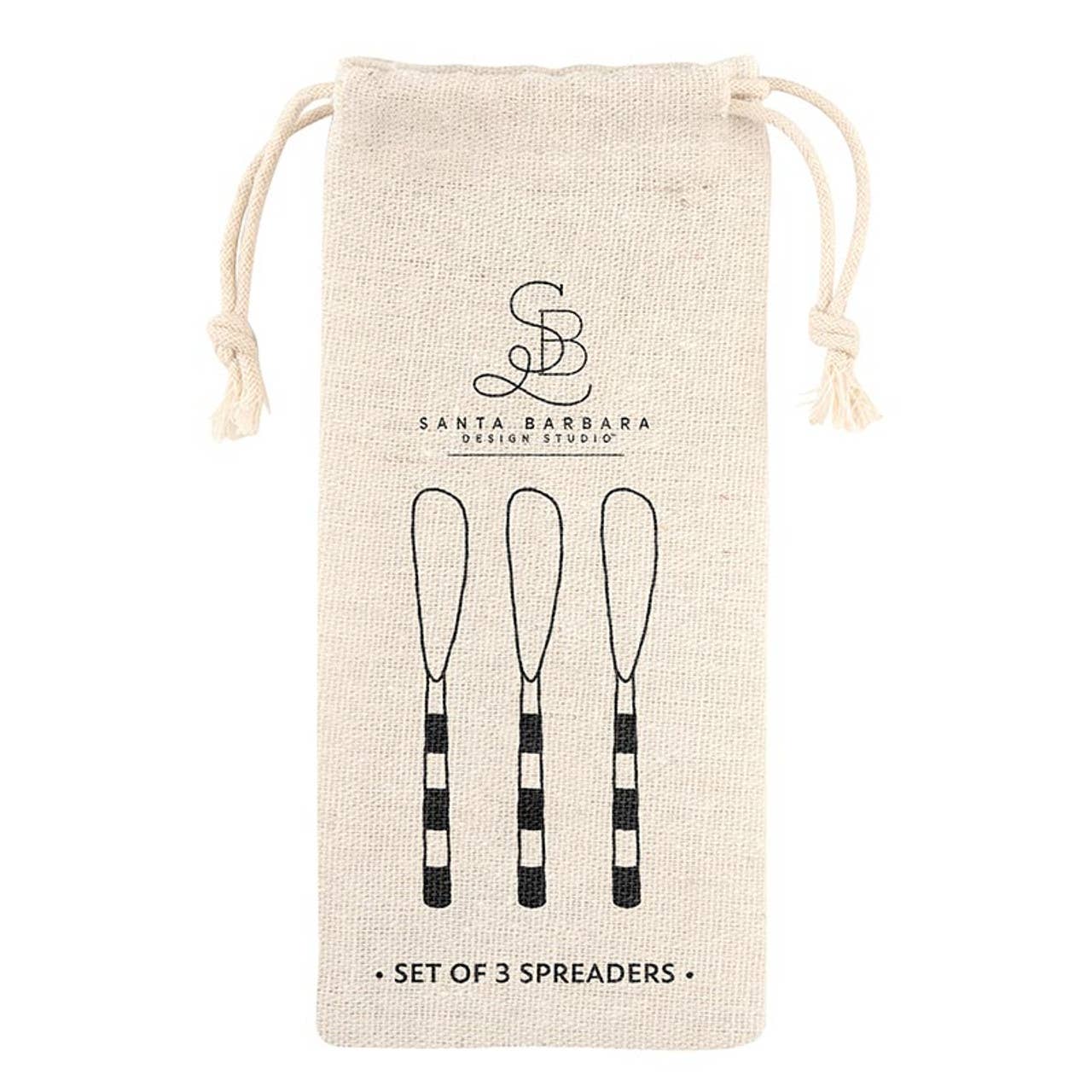 Striped Spreaders - Set of 3
