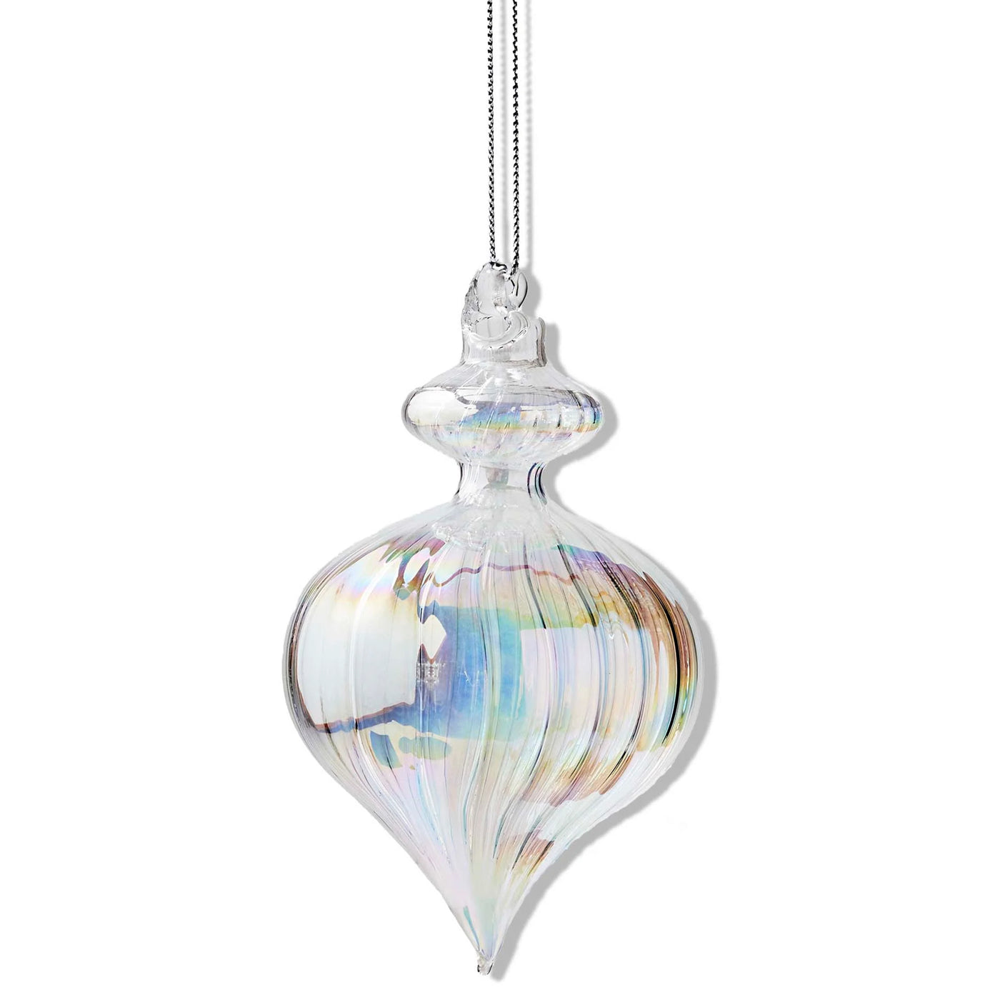 Iridescent Optic Glass Ornament