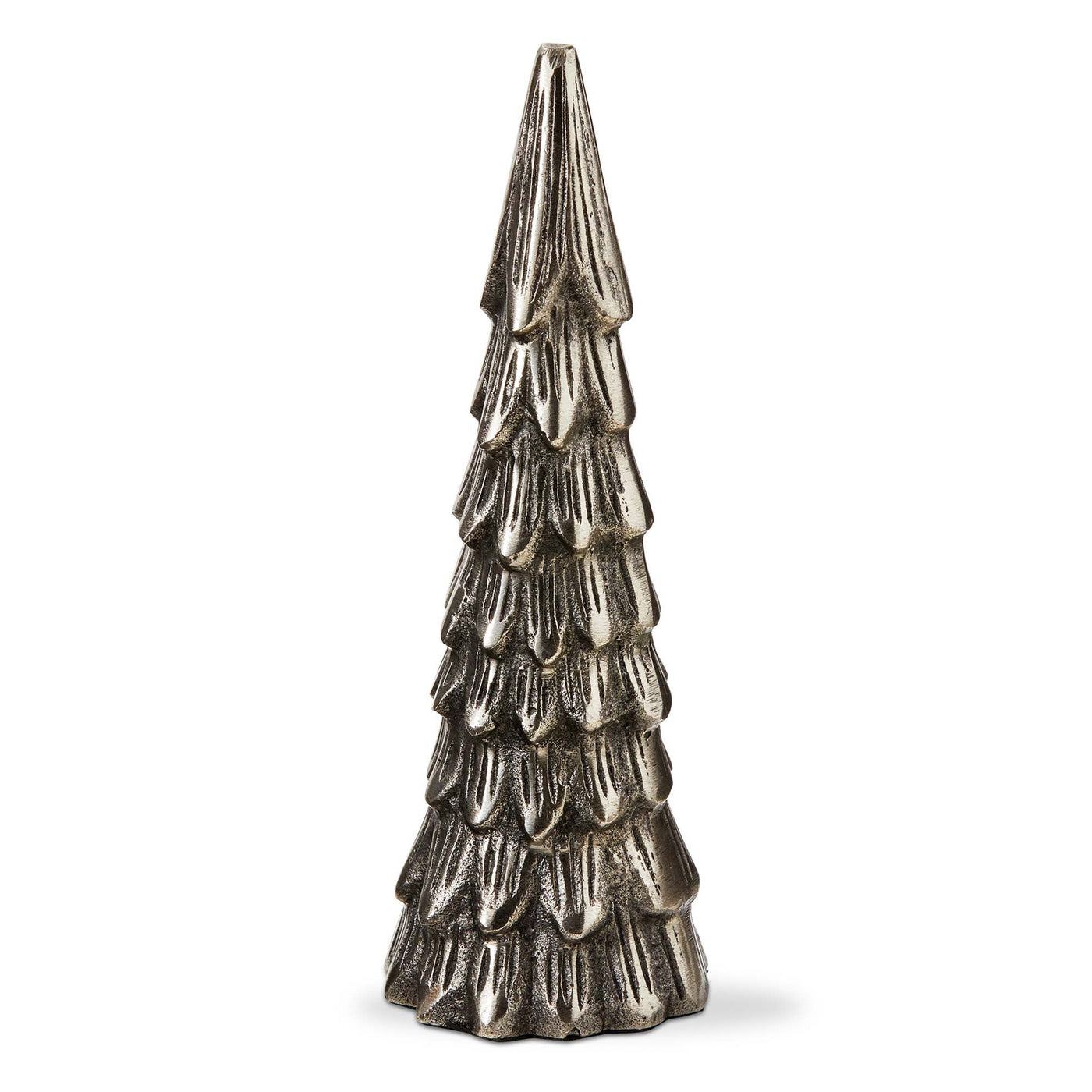Cast Aluminum Silver Tree Decor (Large)