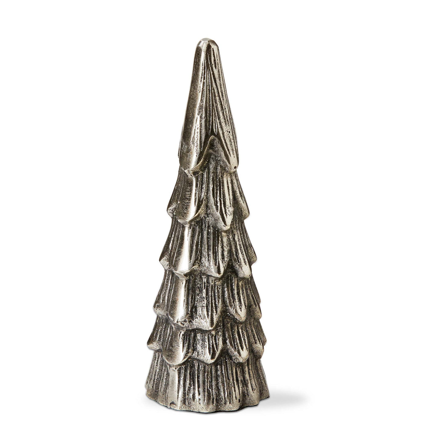 Cast Aluminum Silver Tree Decor (Medium)
