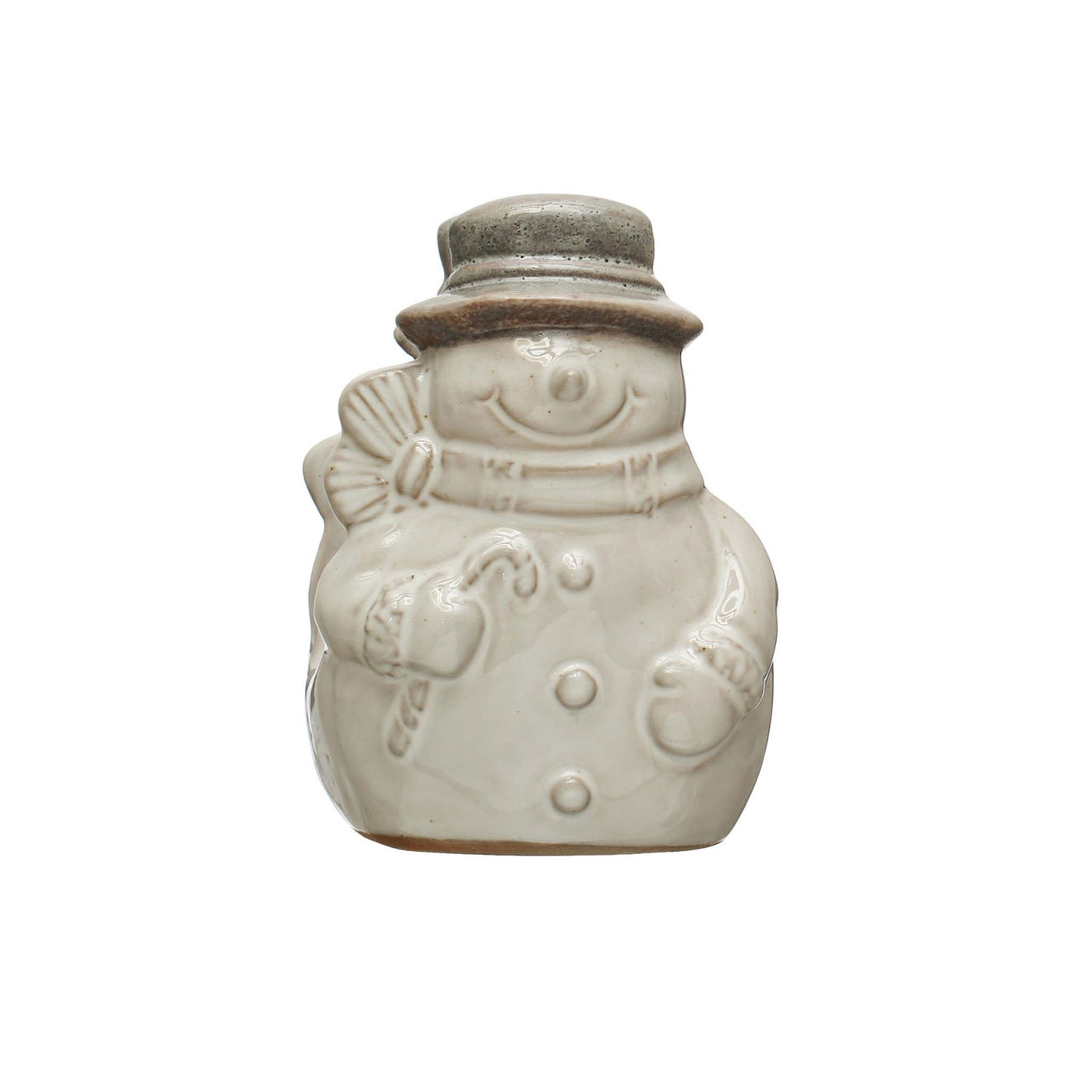 Snowman Stoneware Sponge Holder