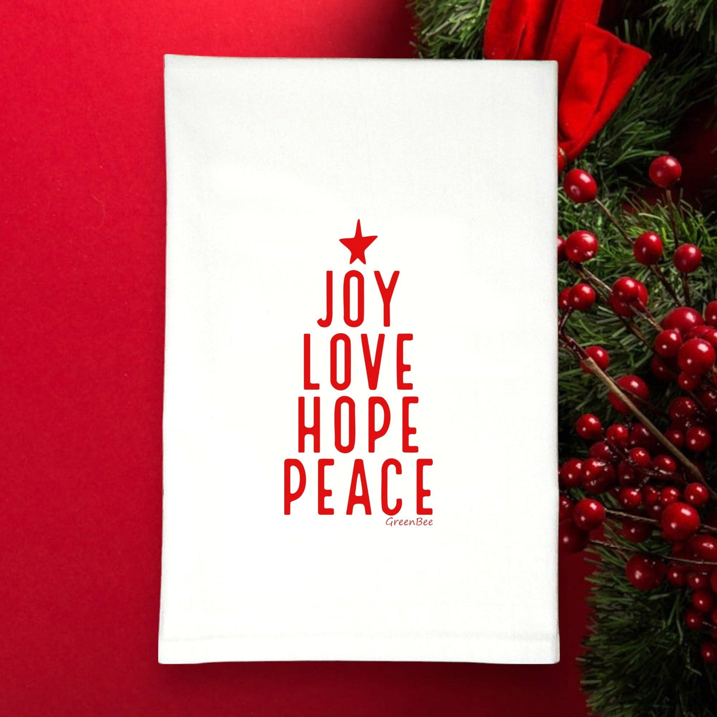 Joy Love Kitchen Towel | Tea Towels | Christmas Towels