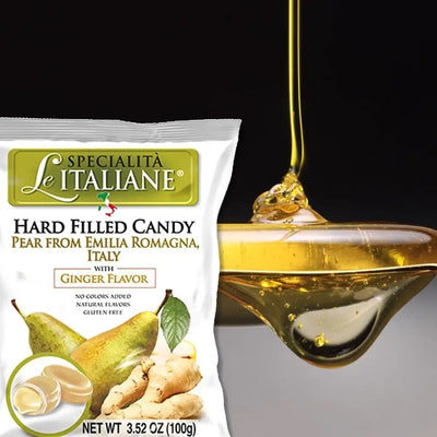 Le Specialità Italiane Candy with Pear & Ginger, 3.52 oz.