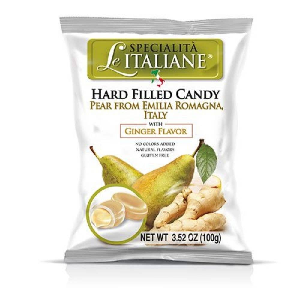 Le Specialità Italiane Candy with Pear & Ginger, 3.52 oz.