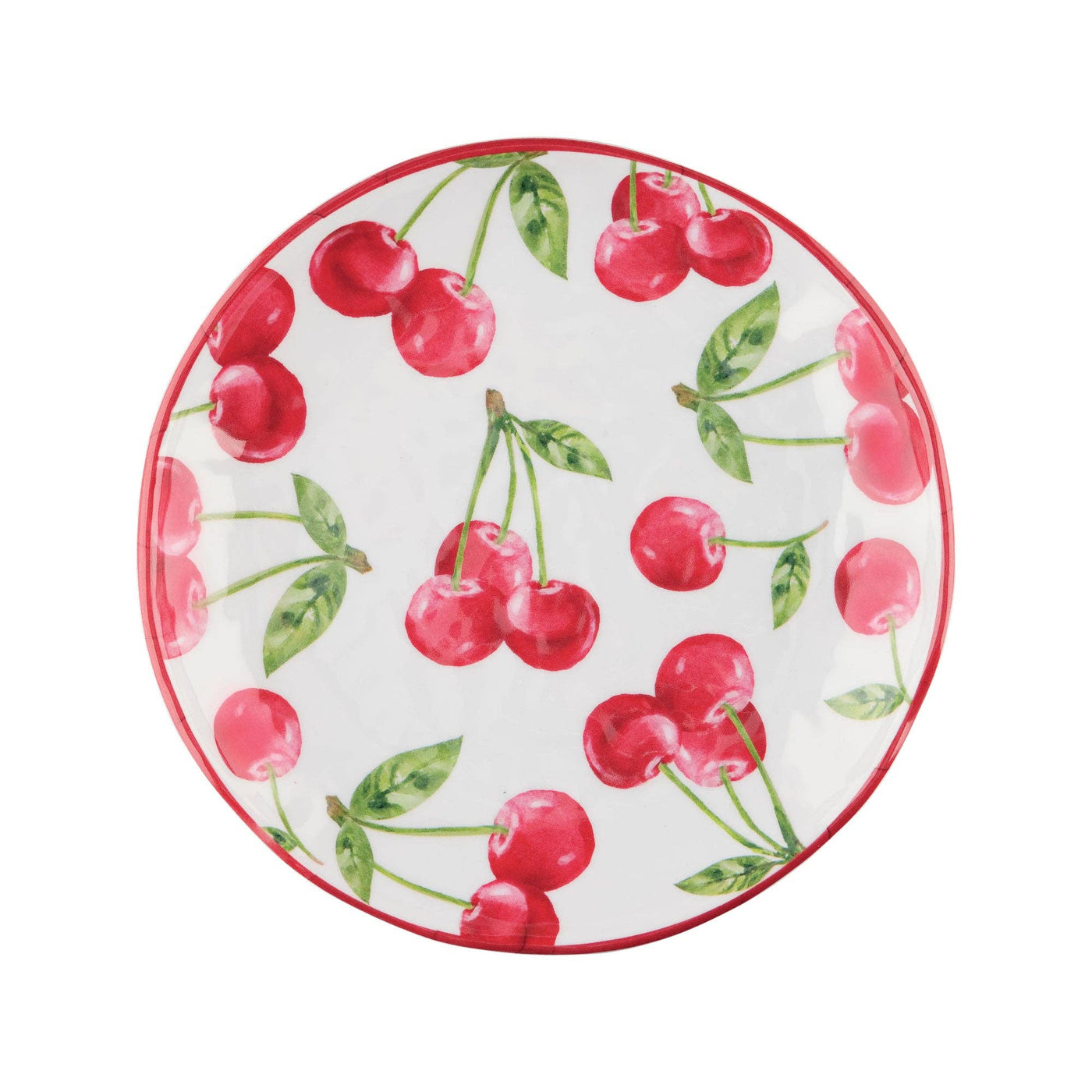 Cherry 6" Melamine Plate - Periwinkle Rose
