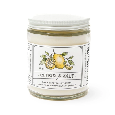 Citrus & Salt Soy Candle Jar (7.5 oz)