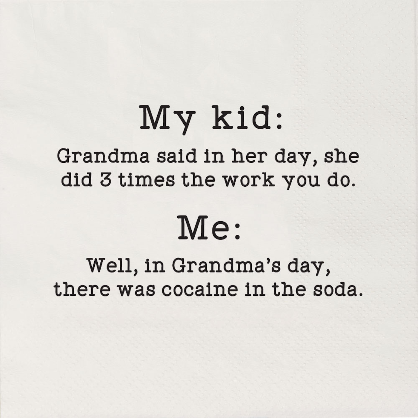 In Grandma's Day