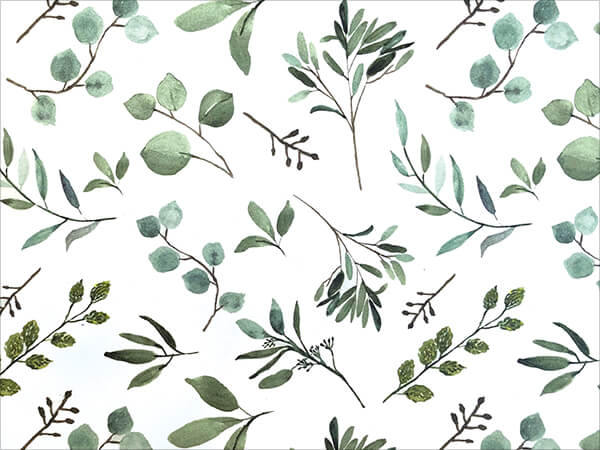 Eucalyptus Tissue Paper (20"x30") - Periwinkle Rose