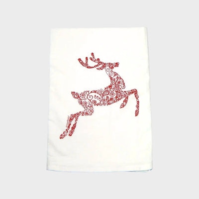 Reindeer Kitchen Towel | Towels | Christmas Dish Towels