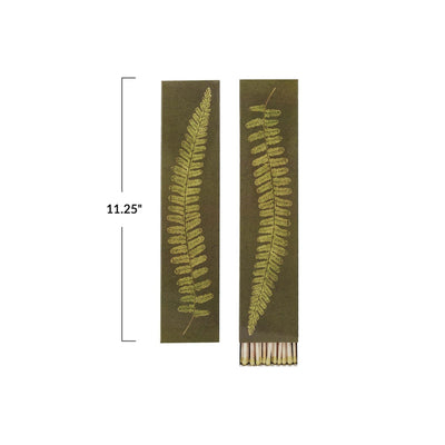 Fern Safety Fireplace Matches - Periwinkle Rose