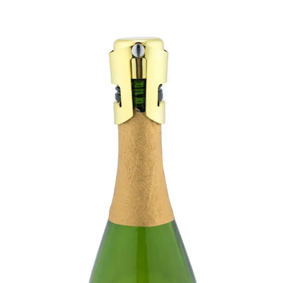 Fizz™ Chrome Champagne Stopper - Periwinkle Rose