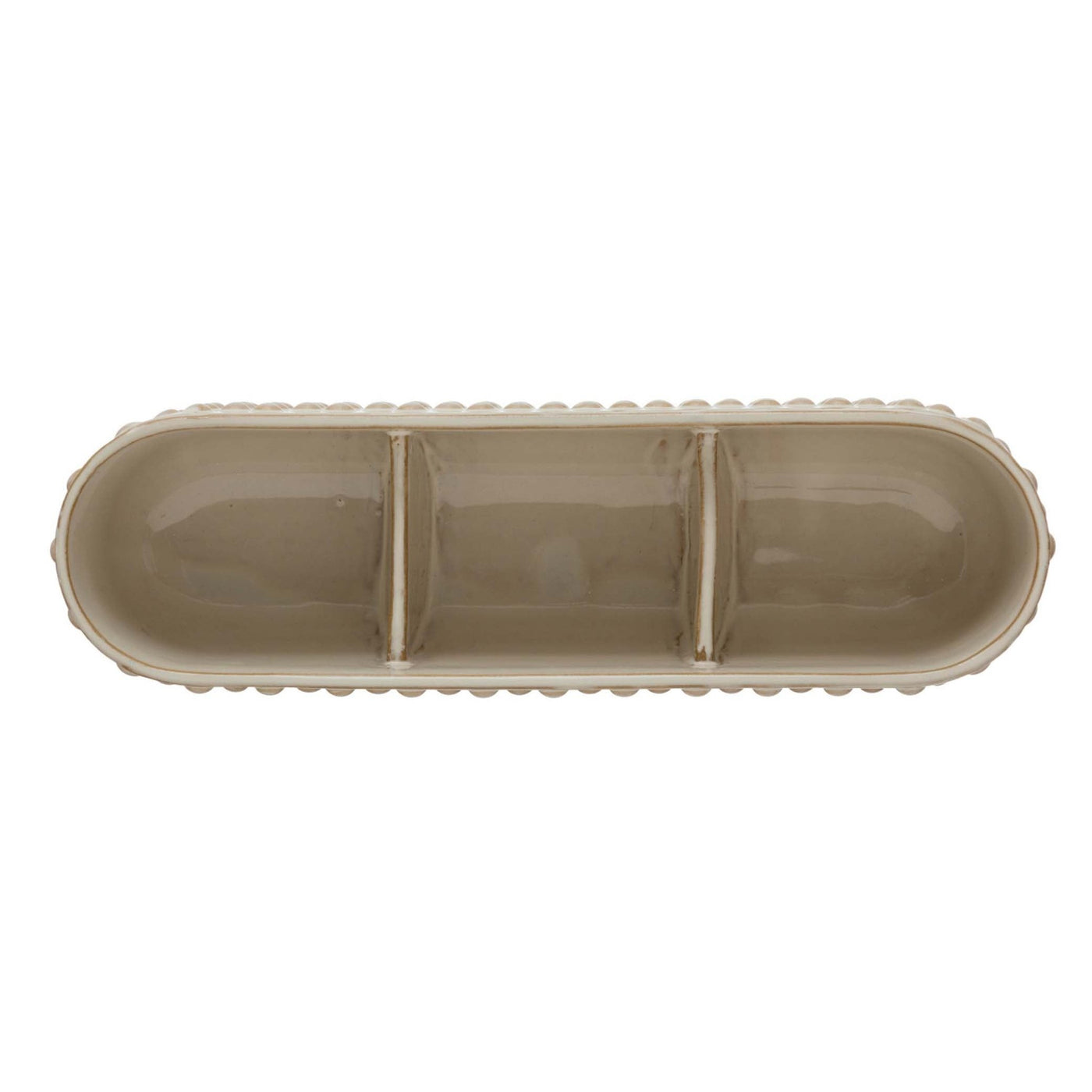 Hobnail 3 Partition Planter - Periwinkle Rose