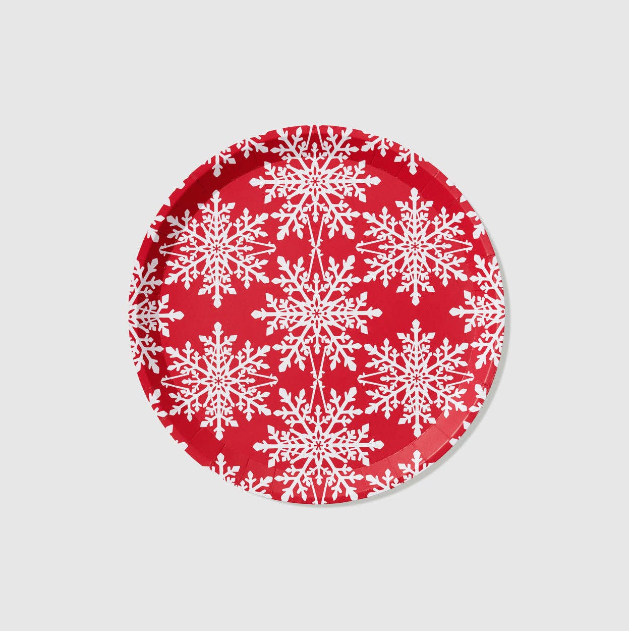 Jolly Snowflake Large Plates (Pack of 10) - Periwinkle Rose