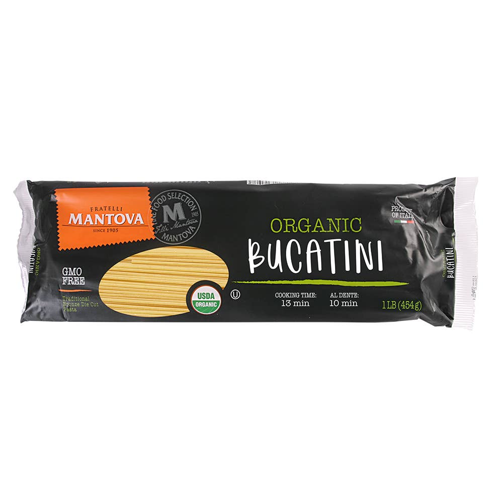 Mantova Organic Bucatini Pasta, 1 lb. - Periwinkle Rose
