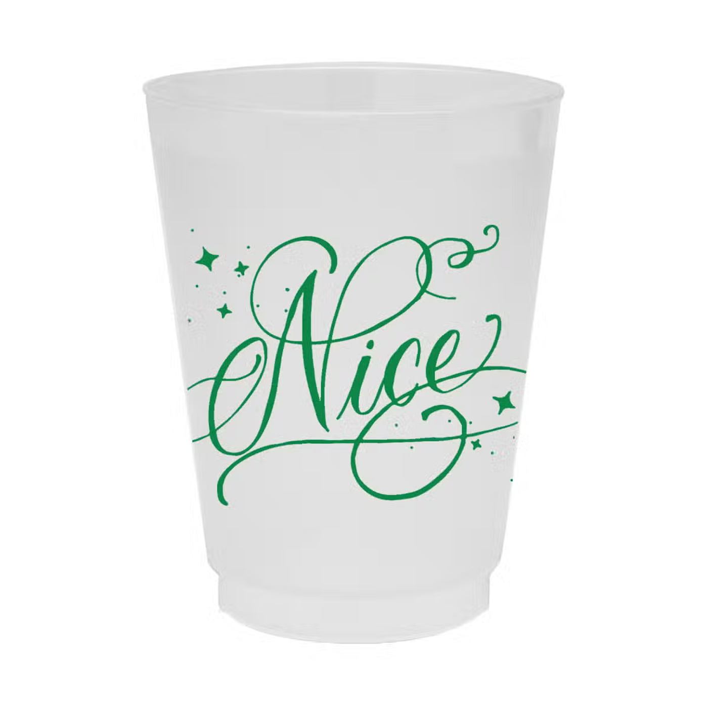 Nice Frosted Party Cups (Set of 8/reusable)