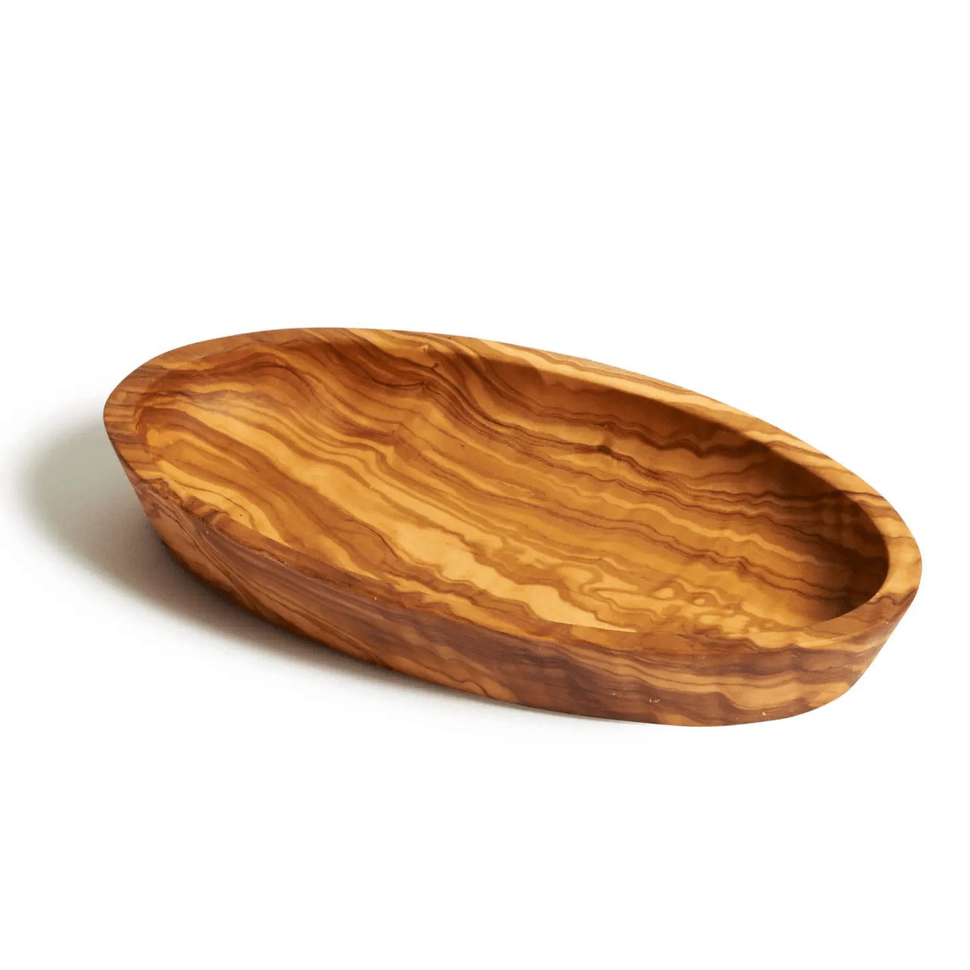 Olive Wood Dipping Dish - Periwinkle Rose