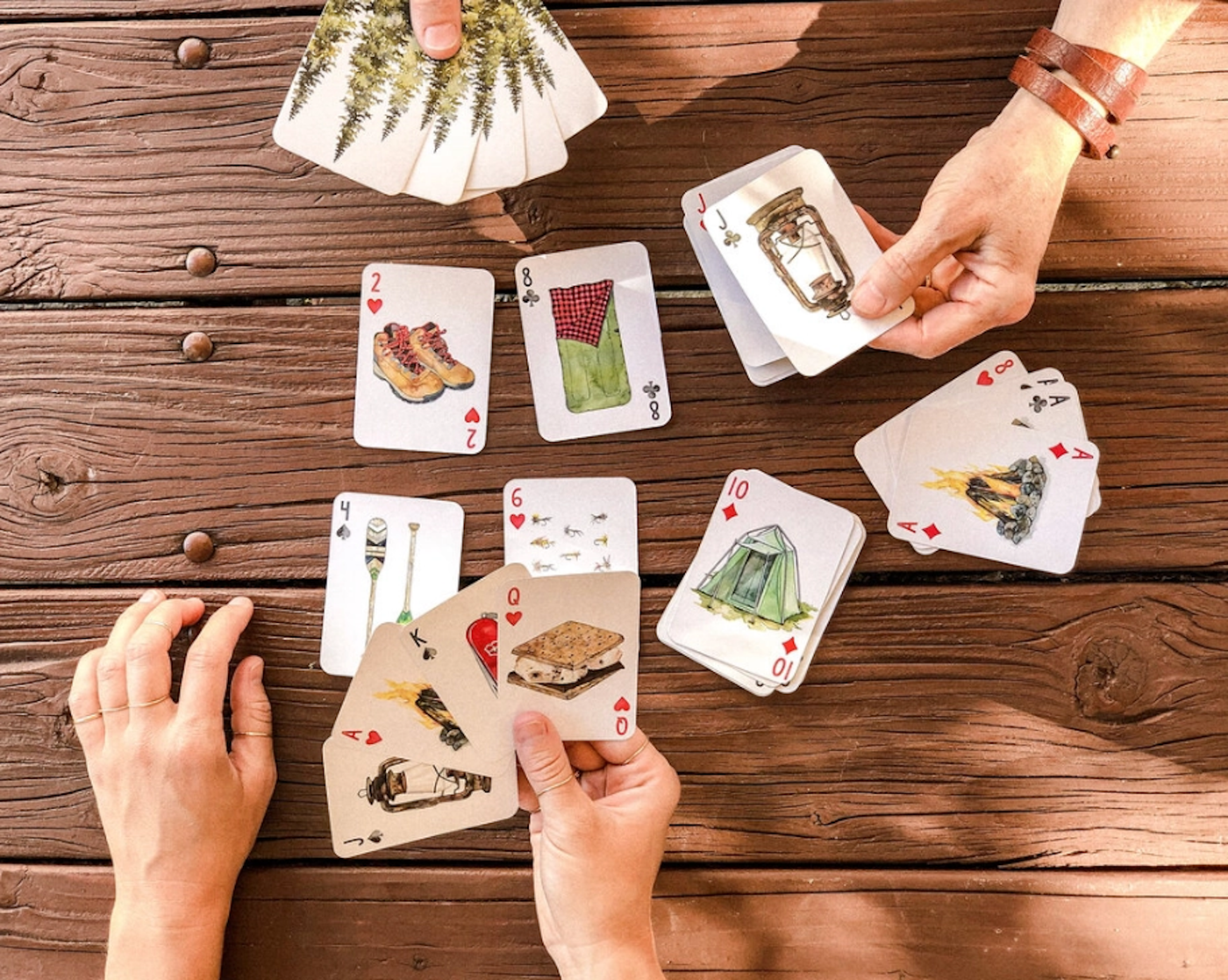 Camping Playing Cards