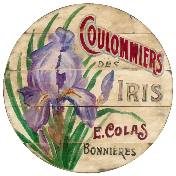 French-Inspired Giclee Wood Coasters -- Floral Collection