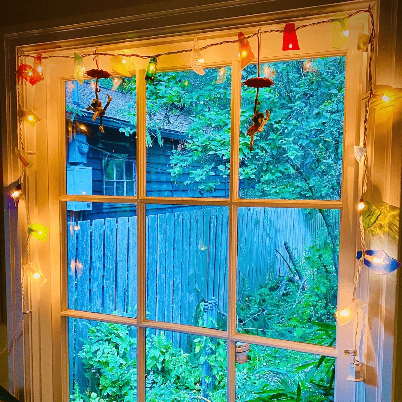 Recycled Glass Lights (green or white cord) - Periwinkle Rose