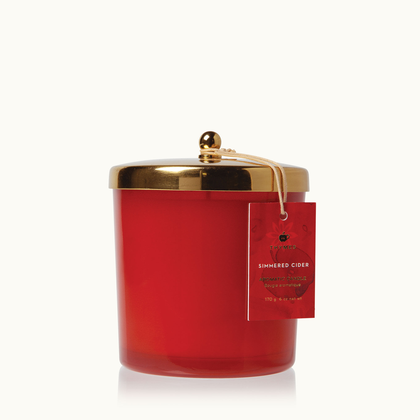Thymes Simmered Cider Glass Candle