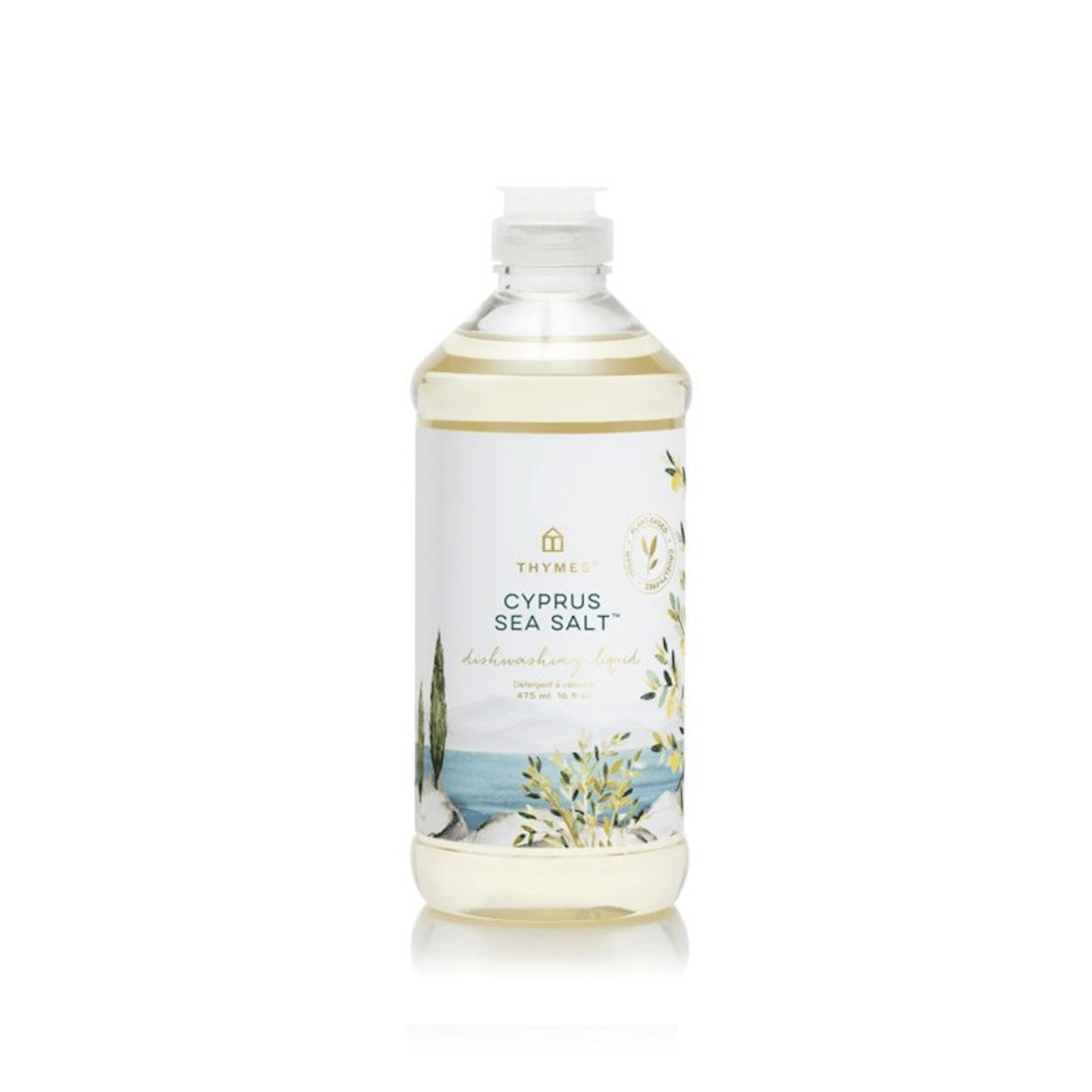 Thymes Cyprus Sea Salt Dishwashing Liquid - Periwinkle Rose