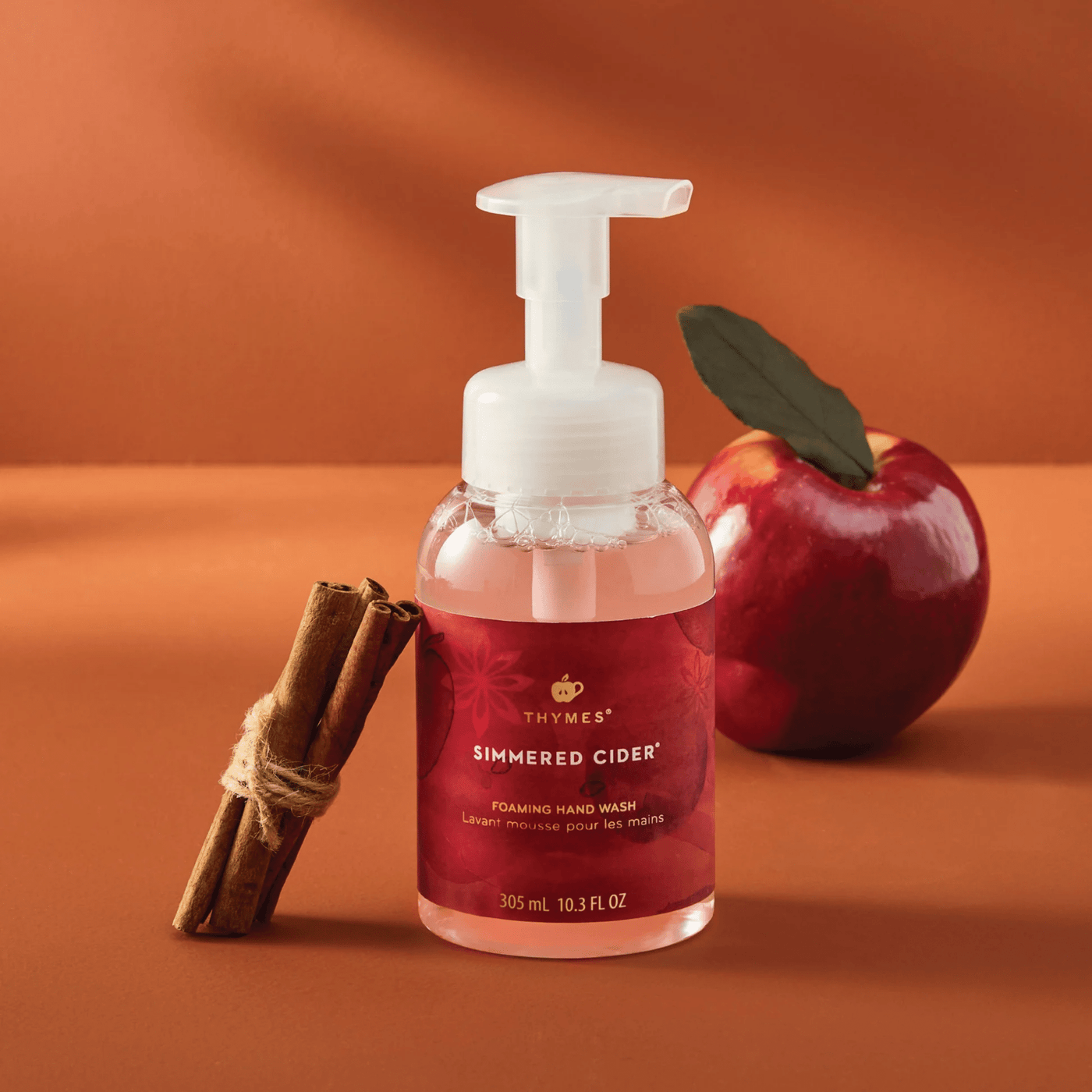 Thymes Simmered Cider Foaming Hand Wash - Periwinkle Rose
