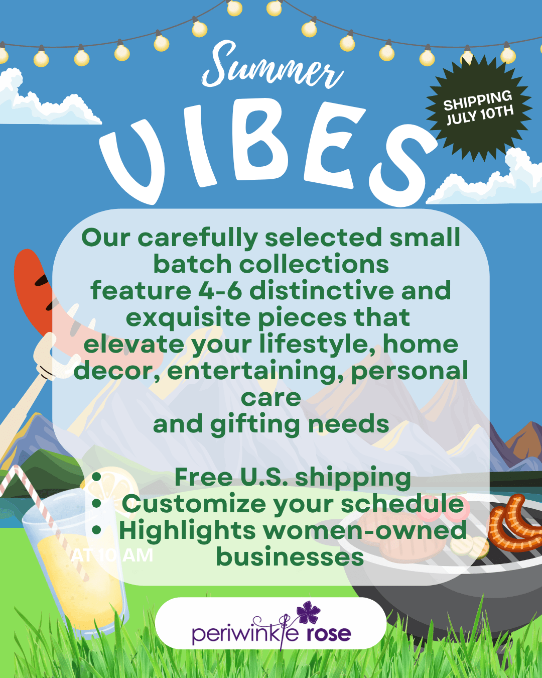 V.I.P. Subscription Box - Periwinkle Rose
