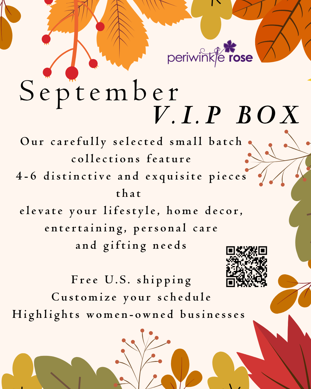 V.I.P. Subscription Box - Periwinkle Rose