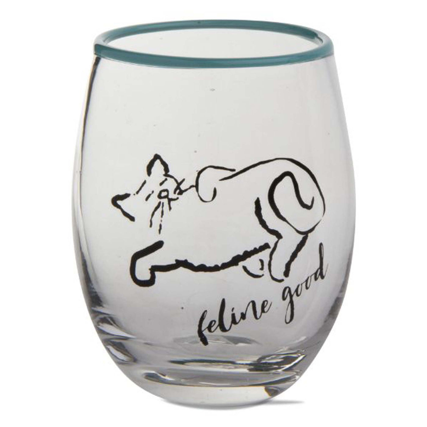 Feline Good Stemless Wine Glass