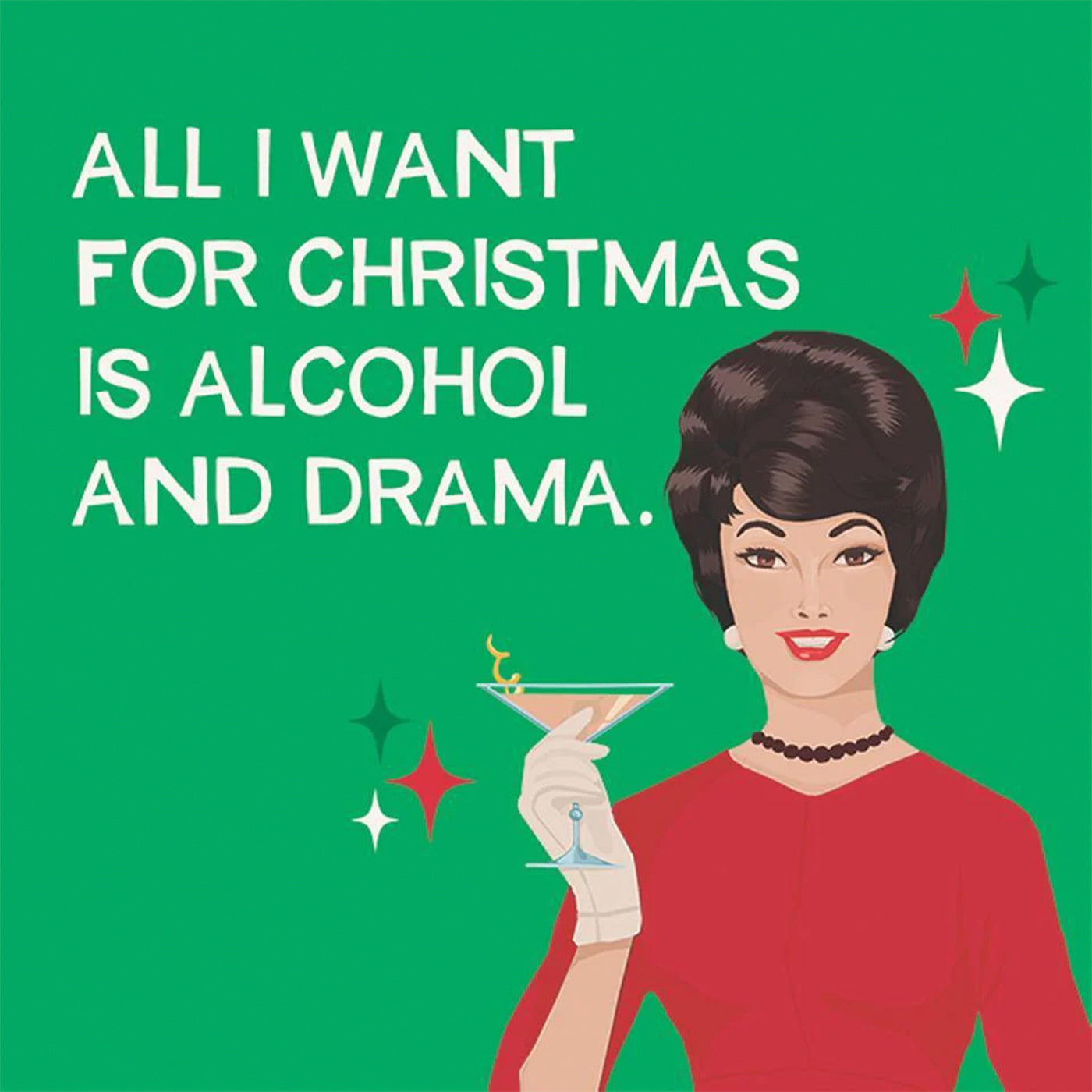 Alcohol & Drama Cocktail Napkins