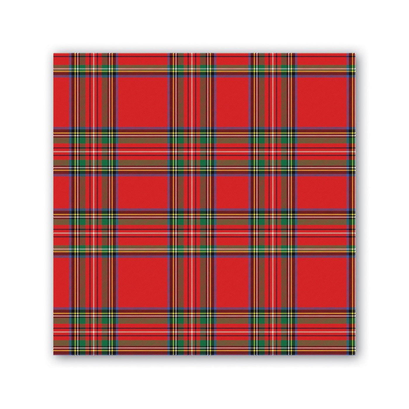 Tartan Cocktail Napkin