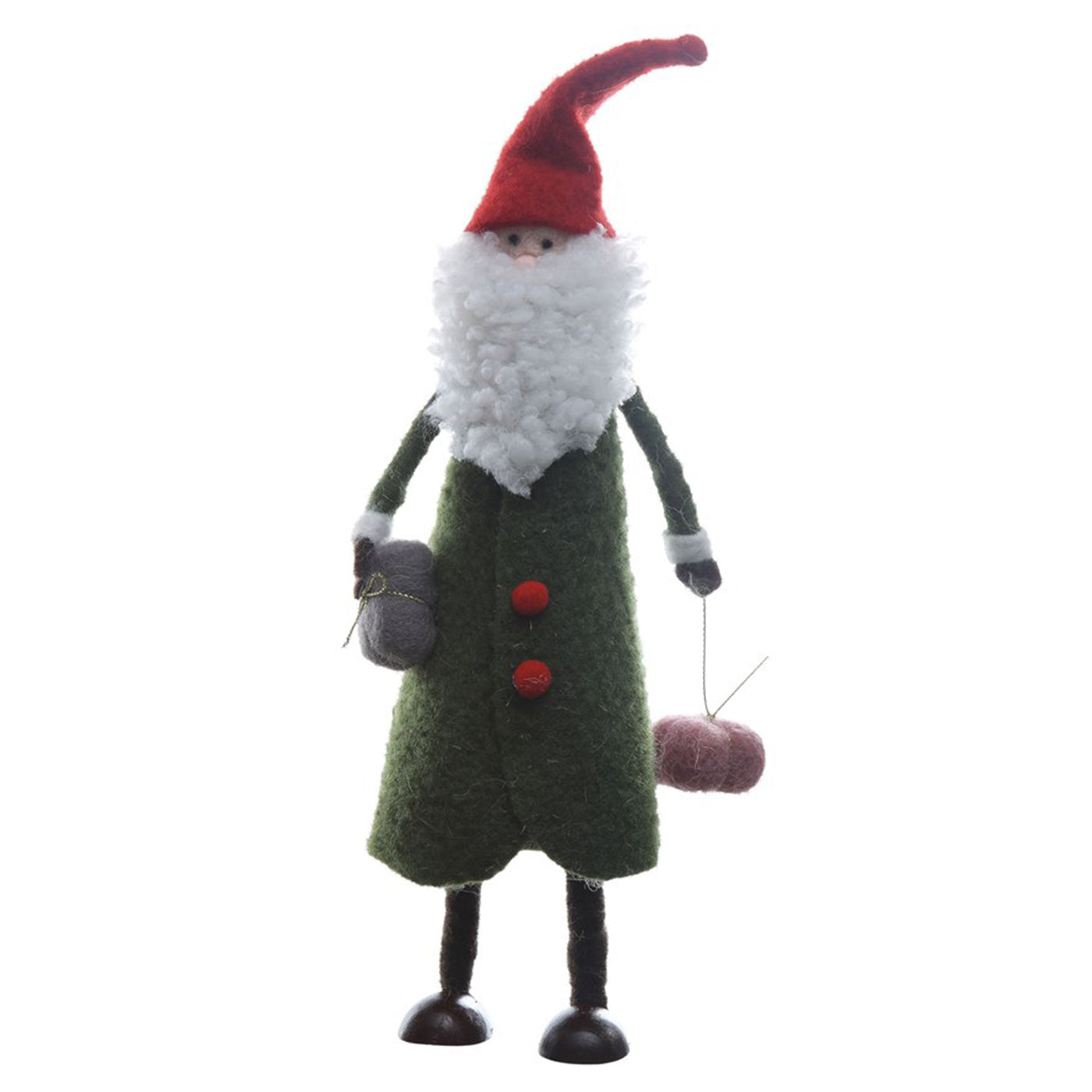 Wool Felt Santa with Red Hat