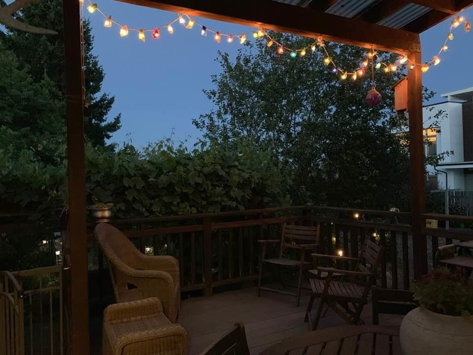 Recycled Glass Lights (green or white cord)