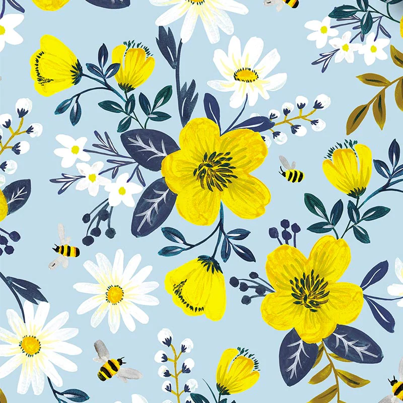 Bumble and Daisy tissue paper (20"x30")