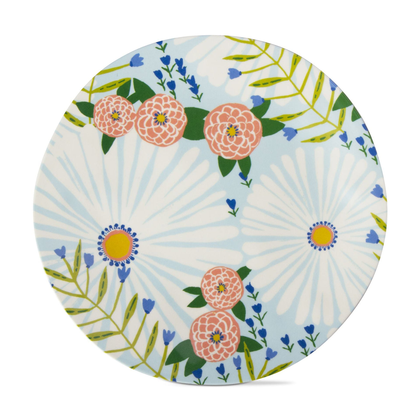 Dreamy Daisy Melamine Plate (Set of 4) - Periwinkle Rose