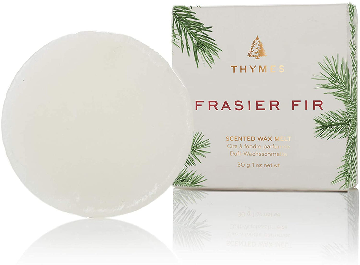 Thymes Frasier Fir Wax Melt - Periwinkle Rose